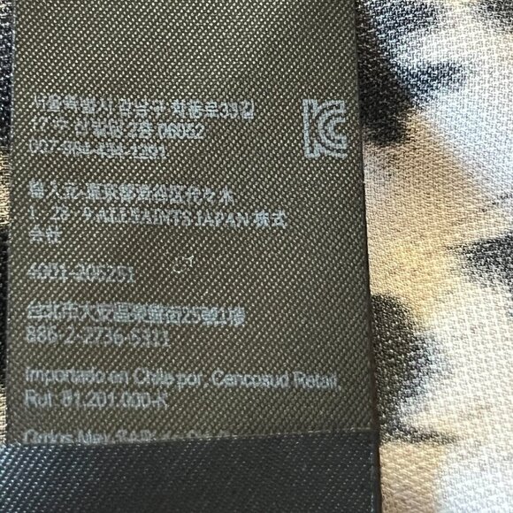 ALLSAINTS Leopard Animal Print Long Sleeve Bow Neck Maxi Dress  EUC  Size Small - Picture 16 of 16